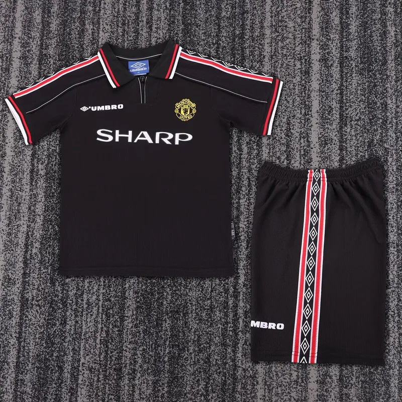 Manchester United 1998/00 Auswärts Set Kinder