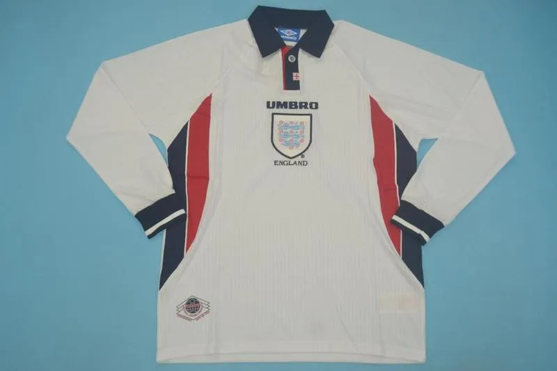 England 1998 Home Shirt Long Sleeve
