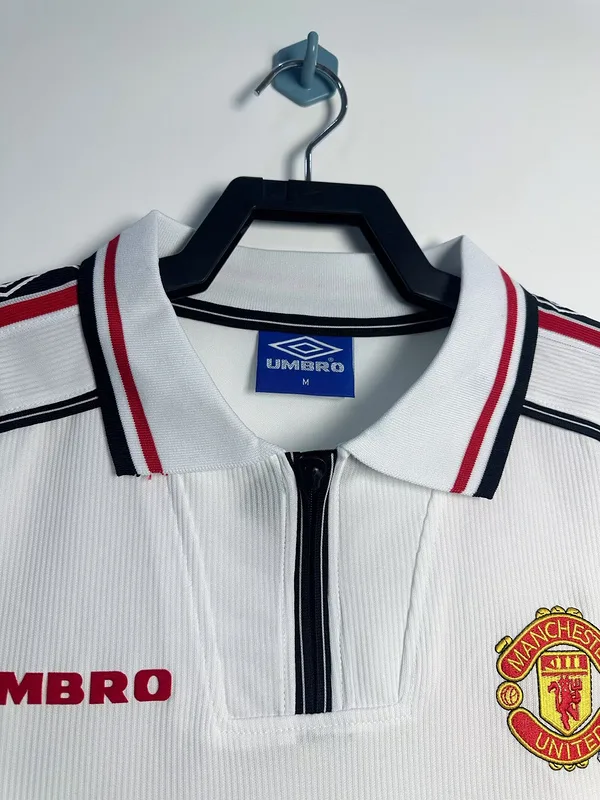 Manchester United 1998 Shirt Long Sleeve White — 2