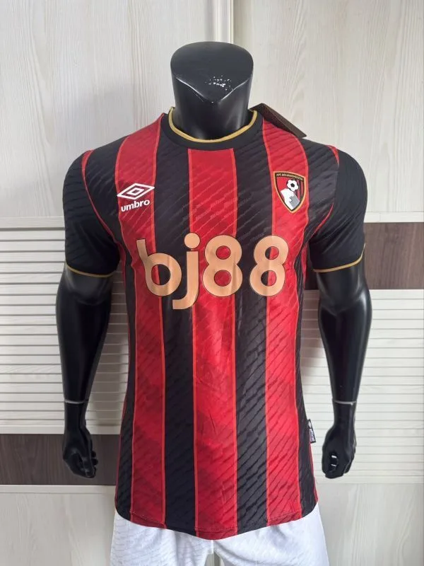 Bournemouth 2025/26 Primera Equipación Camiseta Versión Jugador