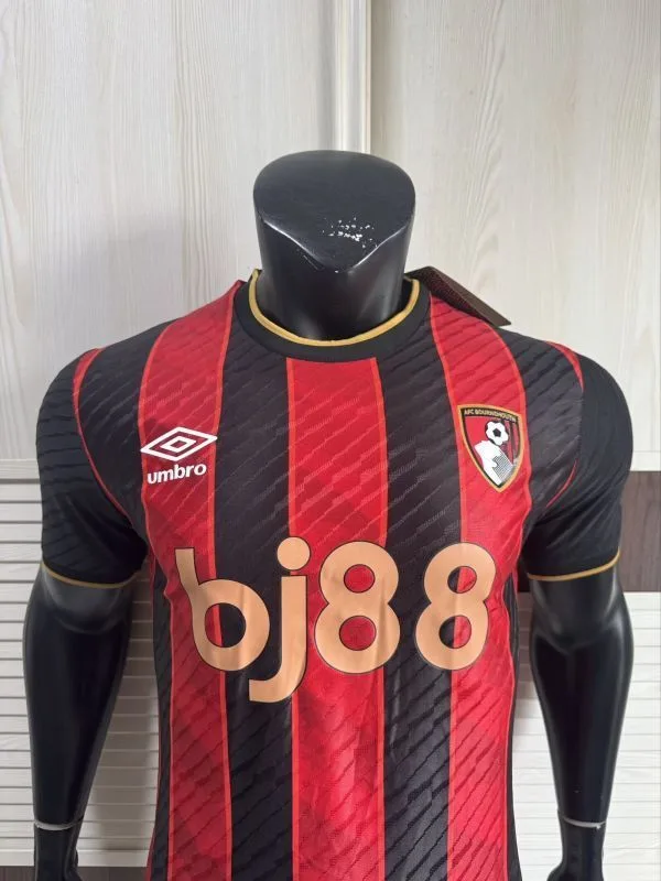 Bournemouth 2025/26 Primera Equipación Camiseta Versión Jugador — 2