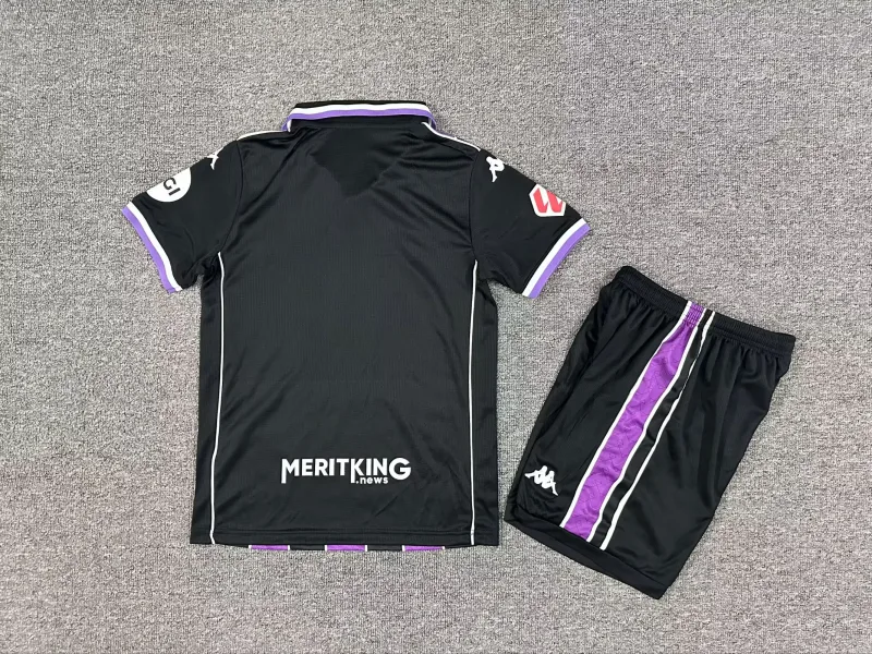 Real Valladolid 2025/26 Segunda Equipación Conjunto de Niño