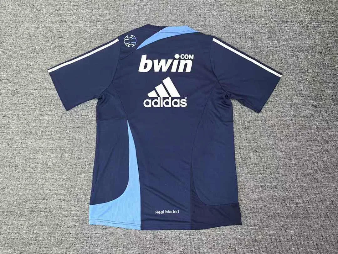 Real Madrid 2007/08 Training Shirt Blue — 2