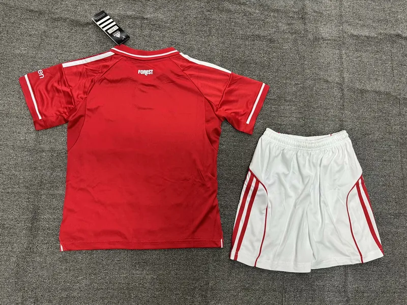 Nottingham Forest 2025/26 Home Kids Kit