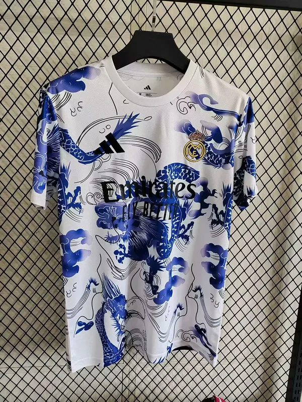Real Madrid 2025/26 Trikot White Dragon