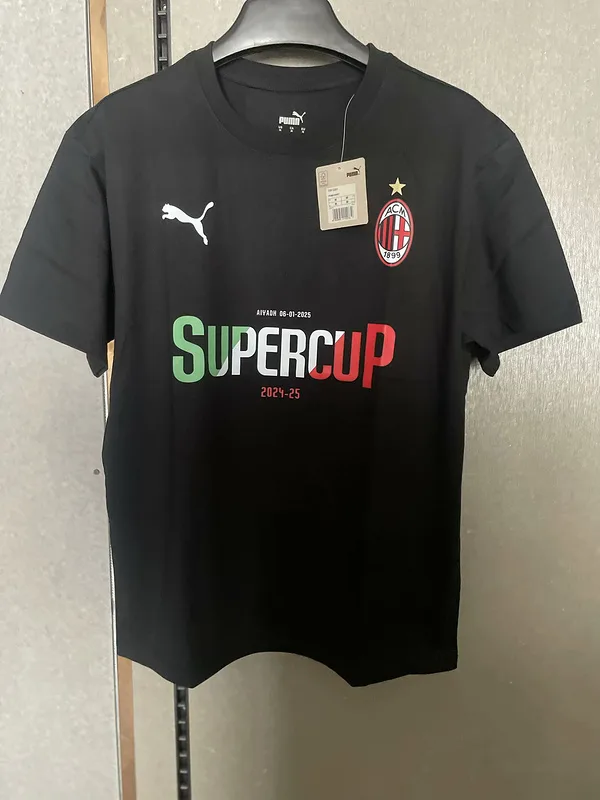AC Milan Shirt Black Cotton — 2