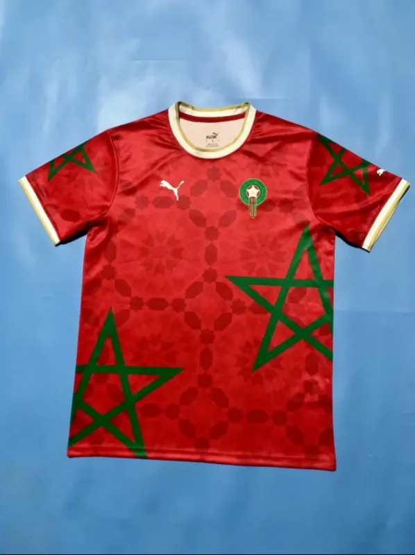 Morocco 2025 Shirt Special Edition Red — 2