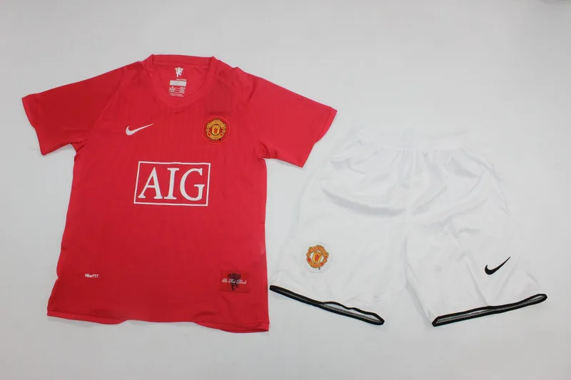 Manchester United 2007/09 Heim Set Kinder