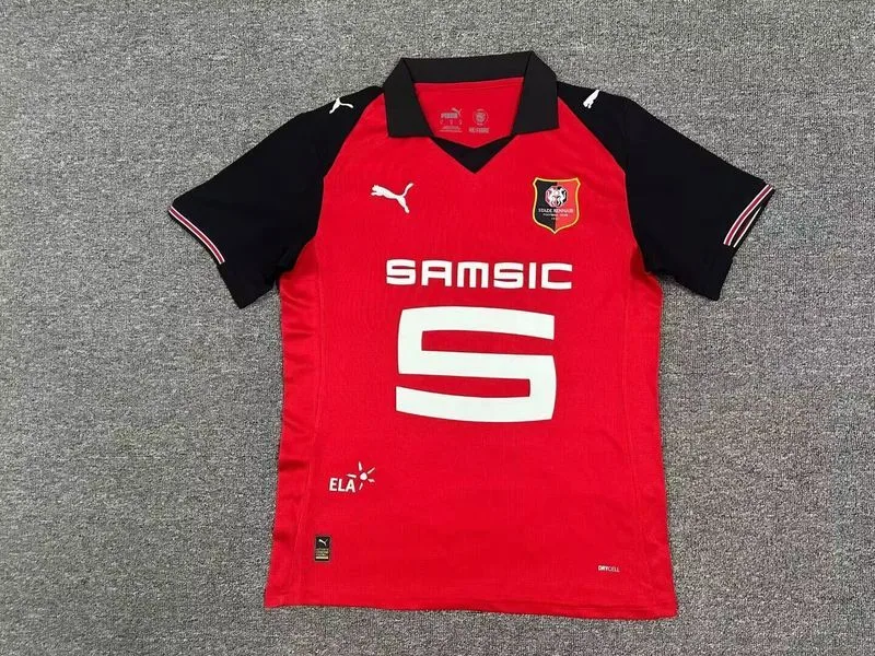 Rennes 2025/26 Primera Equipación Camiseta — 2