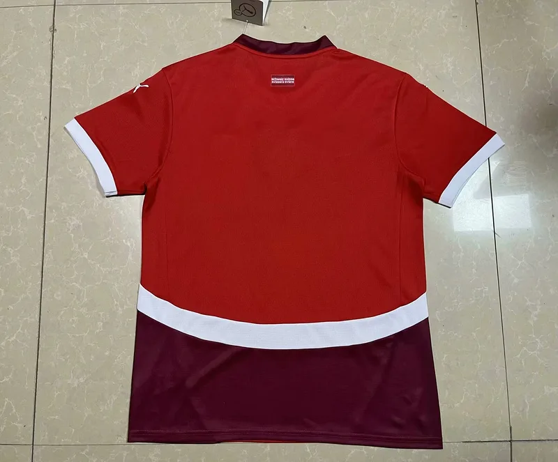 Switzerland 2024/25 Home Shirt Short Sleeve