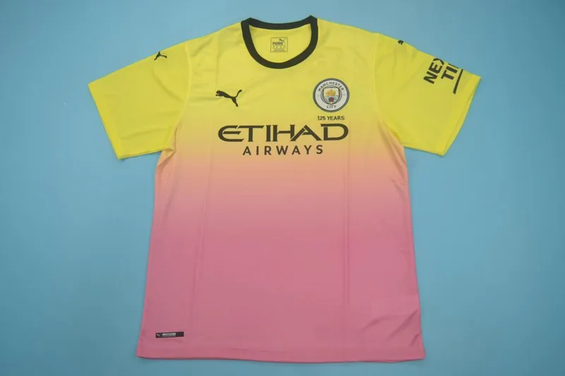 Manchester City 2019/20 Extérieur Maillot Pink — 1