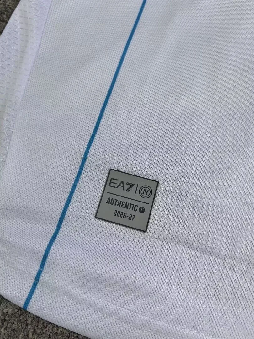 Napoli 2026/27 Away Shirt Short Sleeve White
