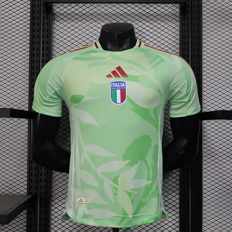 Italy 2025 Away Women's Shirt Player Version Green