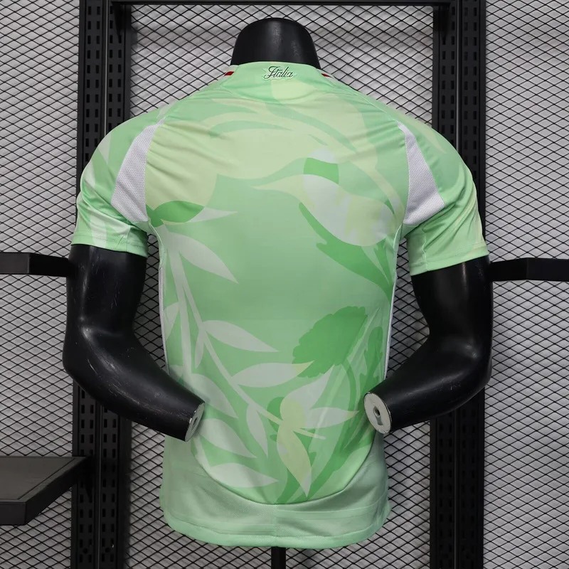 Italy 2025 Away Women's Shirt Player Version Green — 2