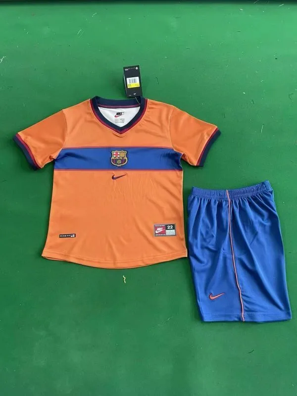 Barcelona 1998/00 Ausweich Set Kinder Orange