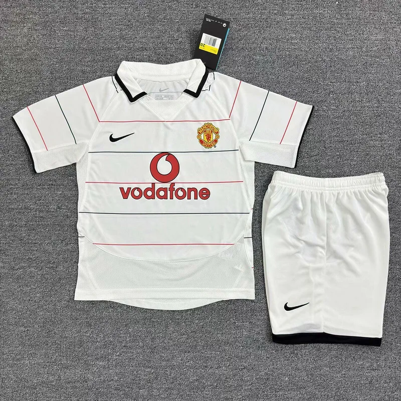 Manchester United 2003/05 Segunda Equipación Conjunto de Niño