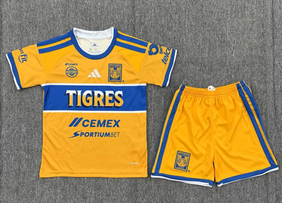 Tigres UANL 2026/27 Domicile Ensemble Enfant — 2