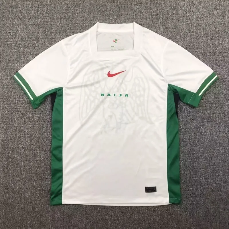 Nigeria 2024/25 Trikot Kurzarm White — 2
