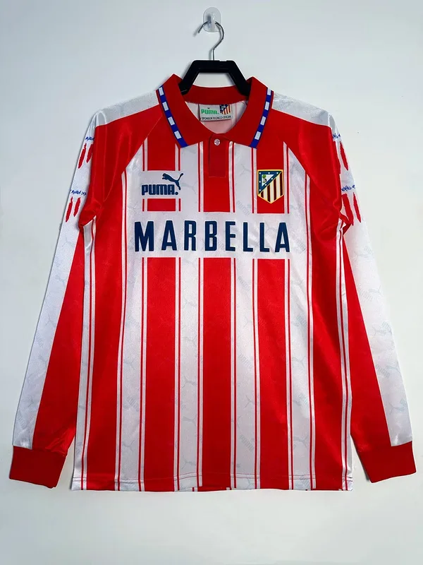Atlético Madrid 1994/95 Home Shirt Long Sleeve