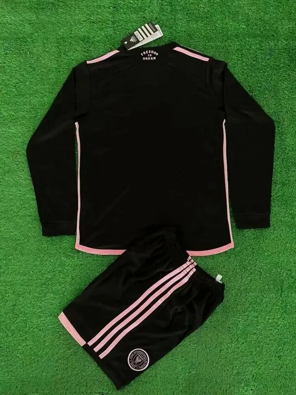 Inter Miami 2024/25 Away Kids Kit Long Sleeve — 2