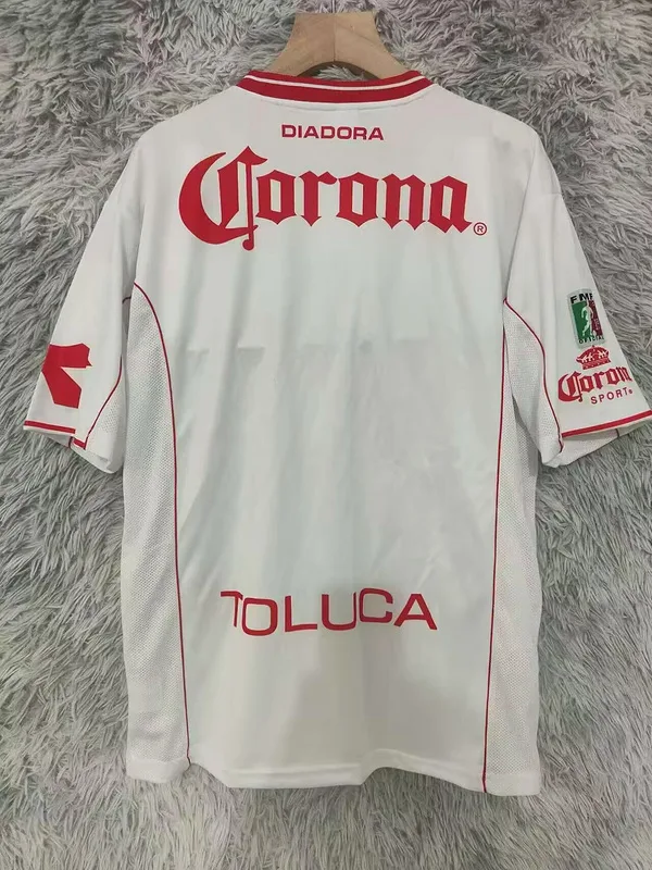 Toluca 1998/99 Away Shirt White — 2