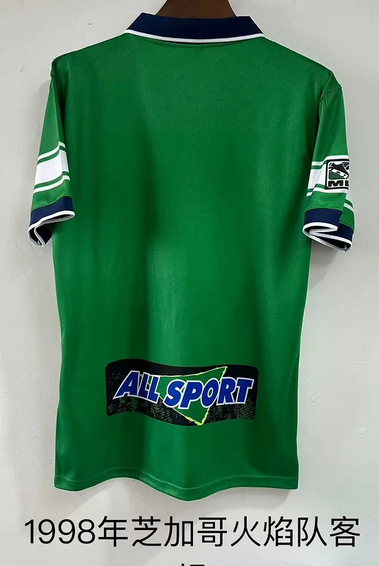 Chicago Fire 1998 Away Shirt Green — 1