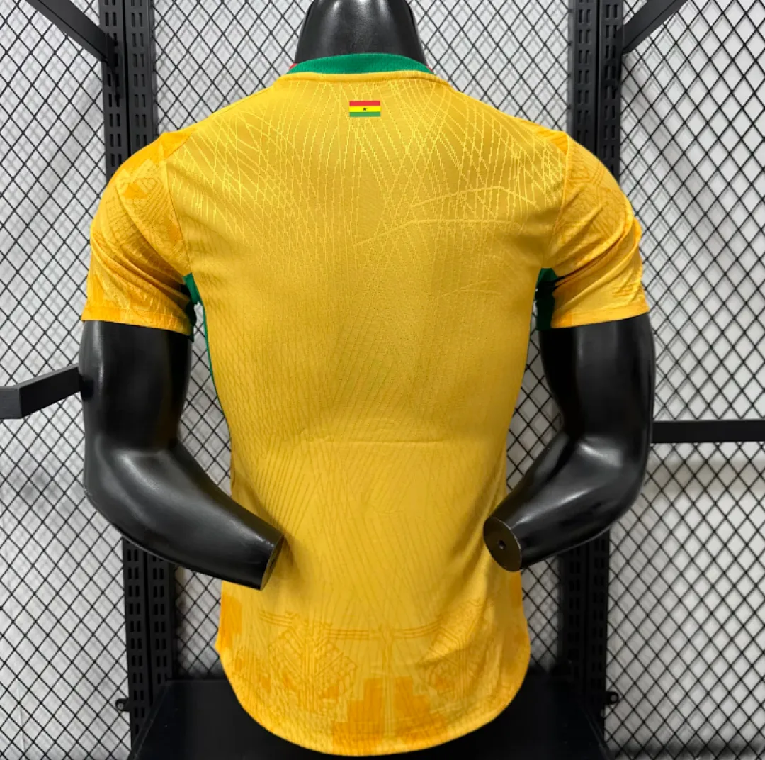 Ghana 2026 Auswärts Trikot Spielerversion Yellow — 2