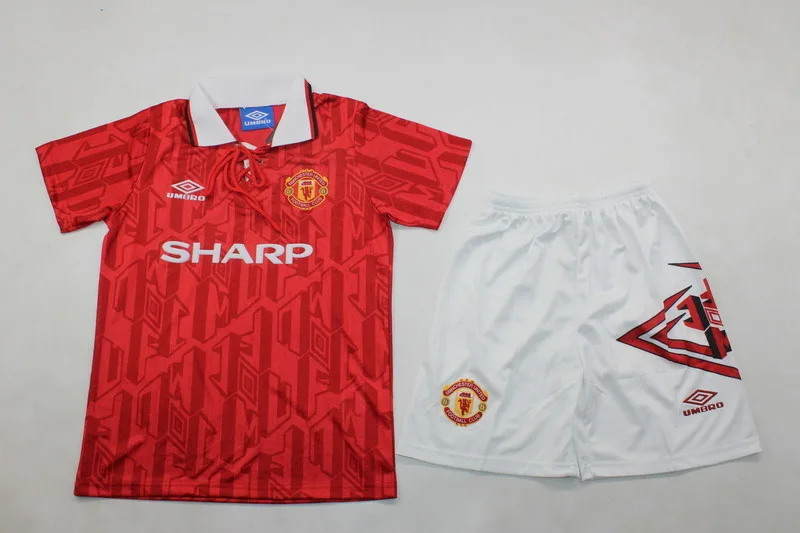 Manchester United 1992/94 Home Kids Kit