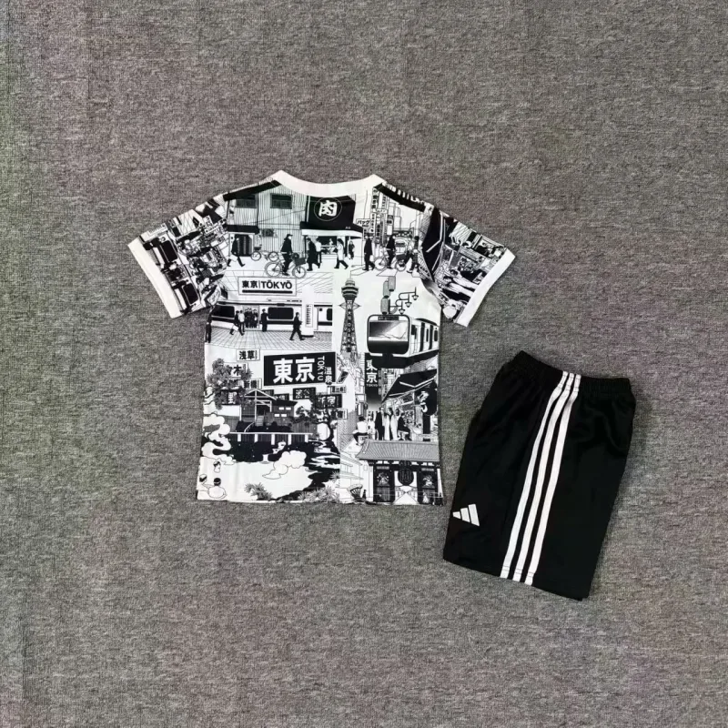 Japan 2025/26 Kids Kit Black — 2