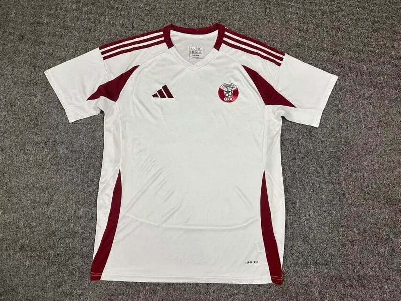 Qatar 2024/25 Away Shirt Short Sleeve White — 2