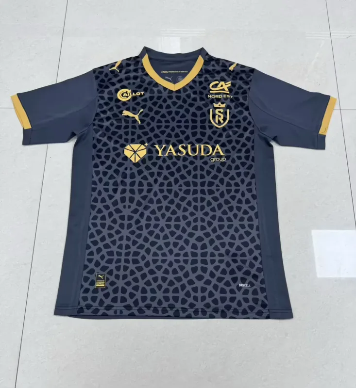 Reims 2025/26 Tercera Equipación Camiseta Manga Corta — 2