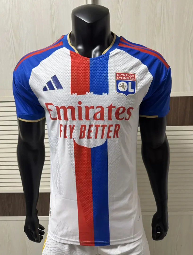 Lyon 2026/27 Home Shirt Player Version