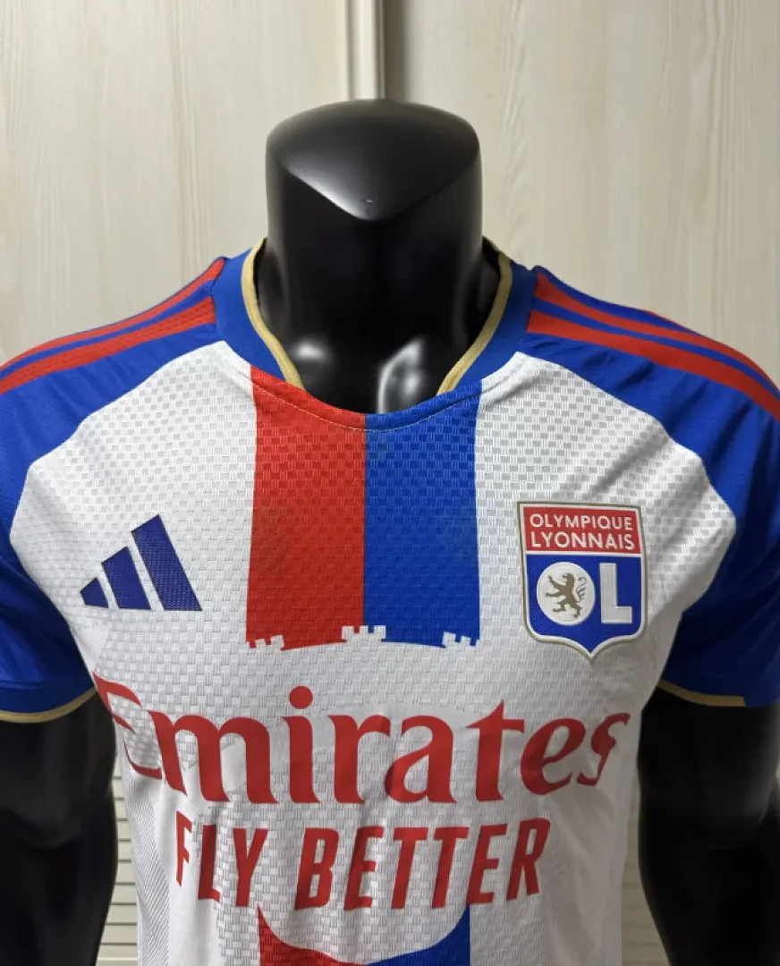 Lyon 2026/27 Home Shirt Player Version — 2