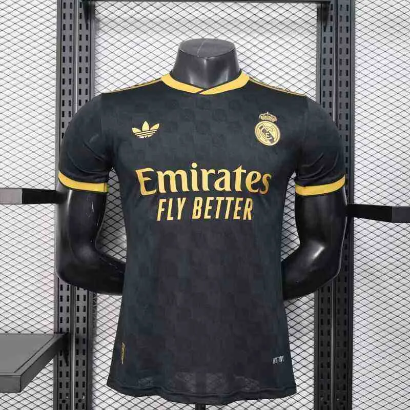 Real Madrid 2025/26 Camiseta Versión Jugador Black