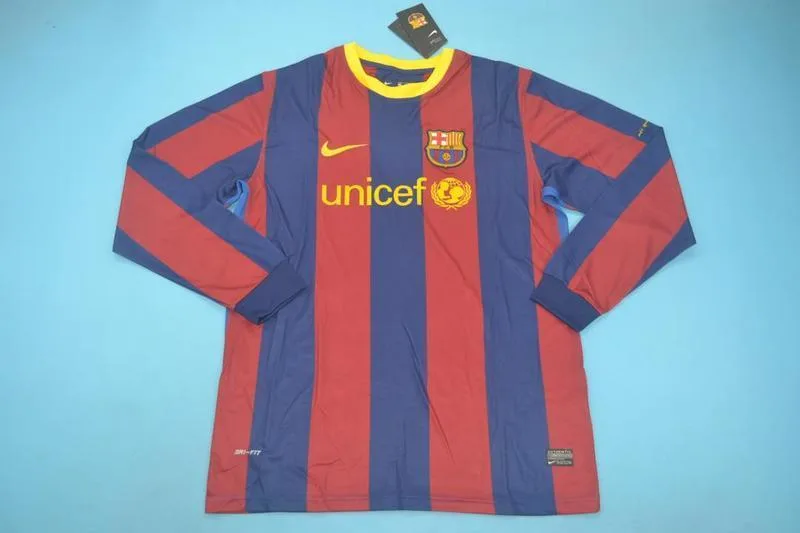 Barcelona 2010/11 Home Shirt Long Sleeve — 1