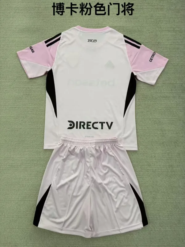 Boca Juniors 2025/26 Goalkeeper Kids Kit Pink — 1
