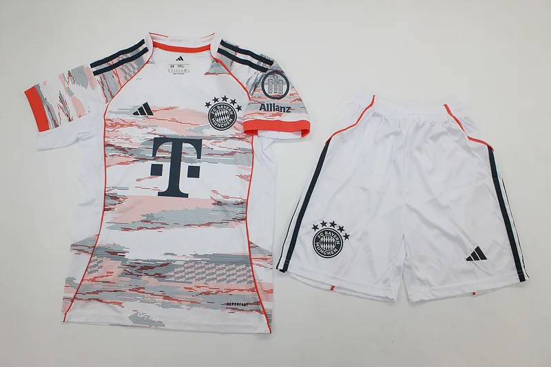 Bayern Munich 2025/26 Away Kids Kit — 1