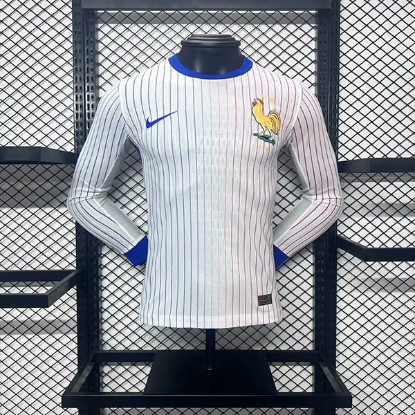 France 2024/25 Away Shirt Long Sleeve Player Version — 2