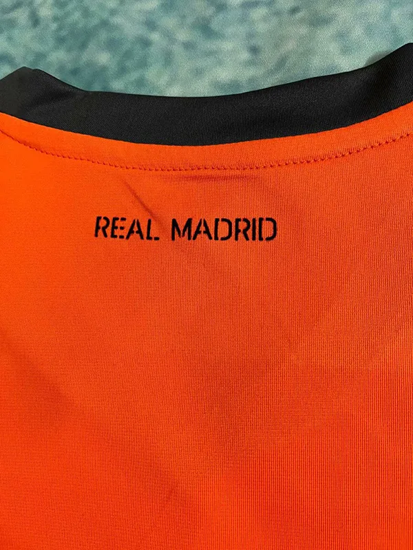 Real Madrid 2013/14 Third Maillot Manches Longues Orange