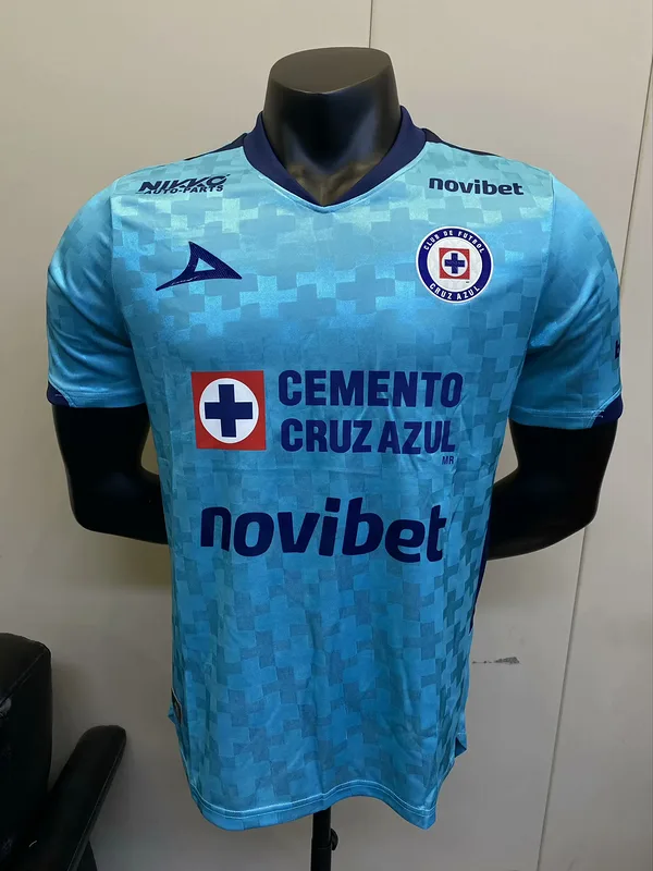 Cruz Azul 2025/26 Goalkeeper Shirt Player Version Blue — 1