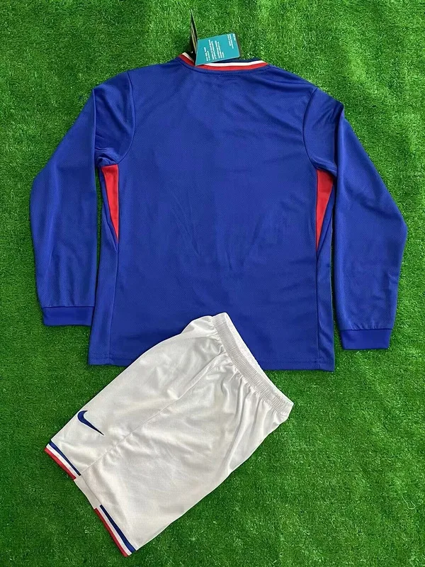 France 2024 Home Kids Kit Long Sleeve