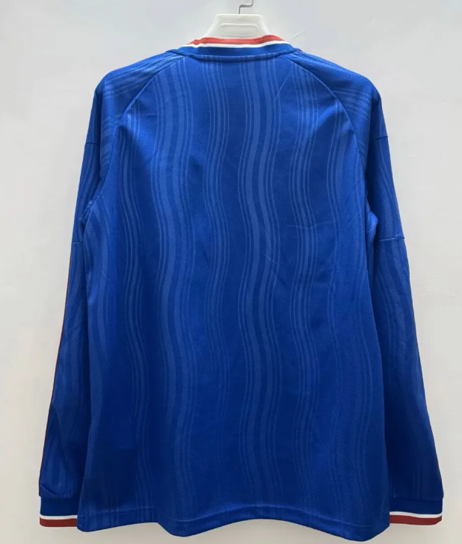 Manchester United 2026/27 Auswärts Trikot Langarm Blue — 1