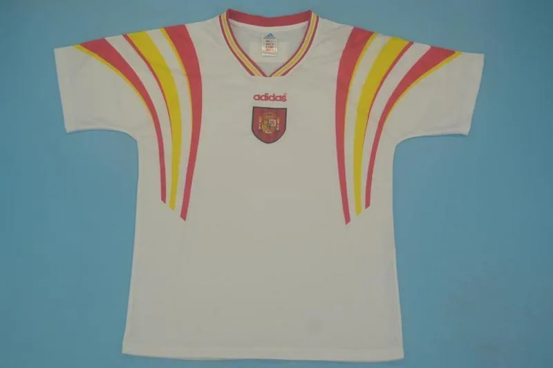 Spain 1996 Away Shirt White