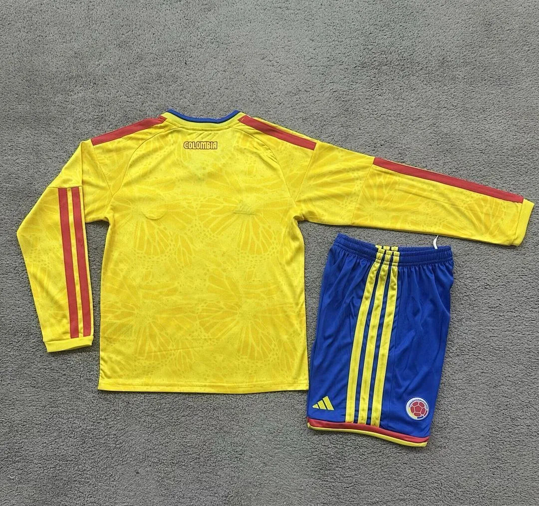 Colombia 2026 Home Kids Kit Long Sleeve — 1