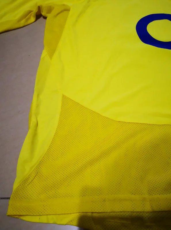 Arsenal 2002/04 Segunda Equipación Camiseta Yellow