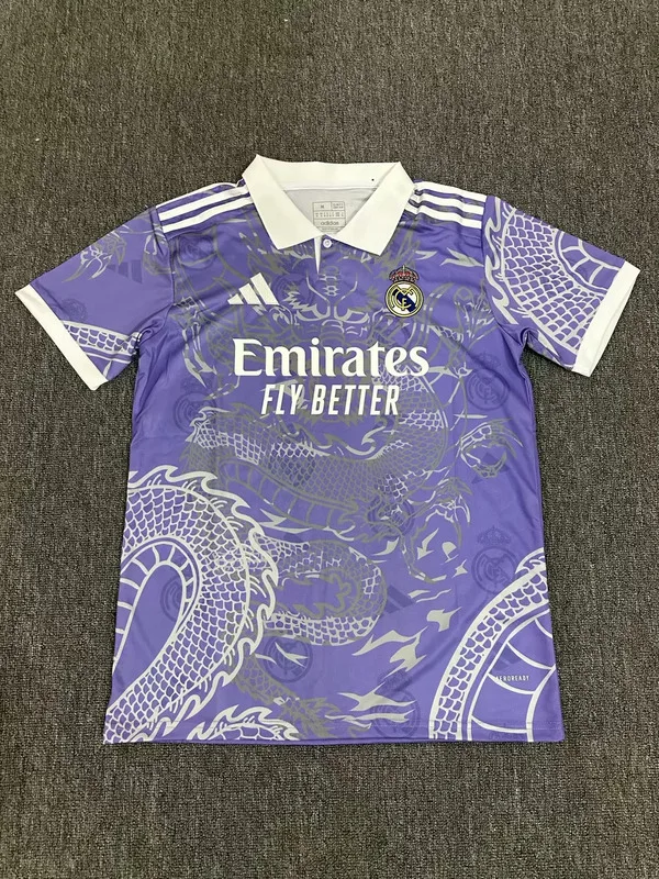 Real Madrid 2025 Maillot Édition Spéciale Purple 25 Dragon