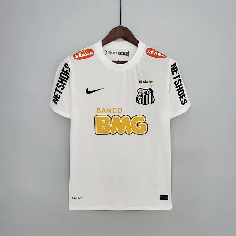Santos 2011/12 Home Shirt White
