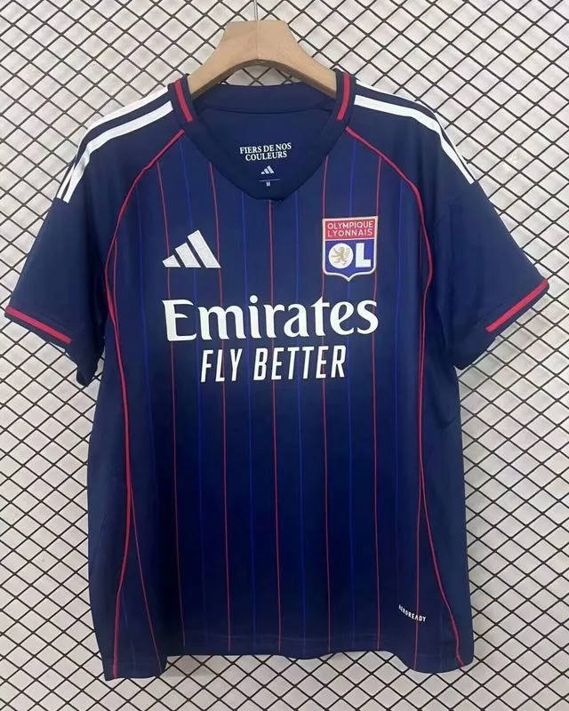 Lyon 2025/26 Away Shirt Short Sleeve — 2