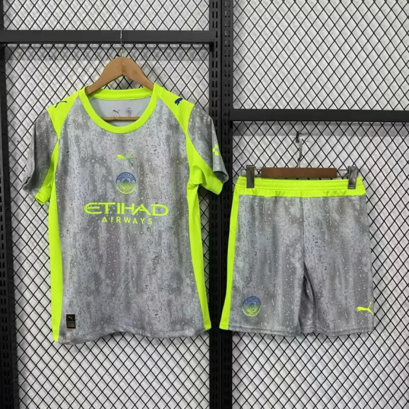 Manchester City 2025/26 Tercera Equipación Conjunto de Niño — 1