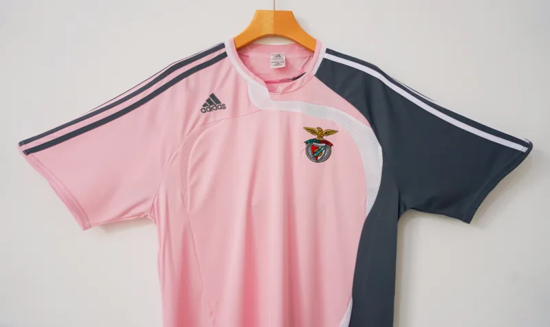 Benfica 2007/08 Auswärts Trikot Pink — 2